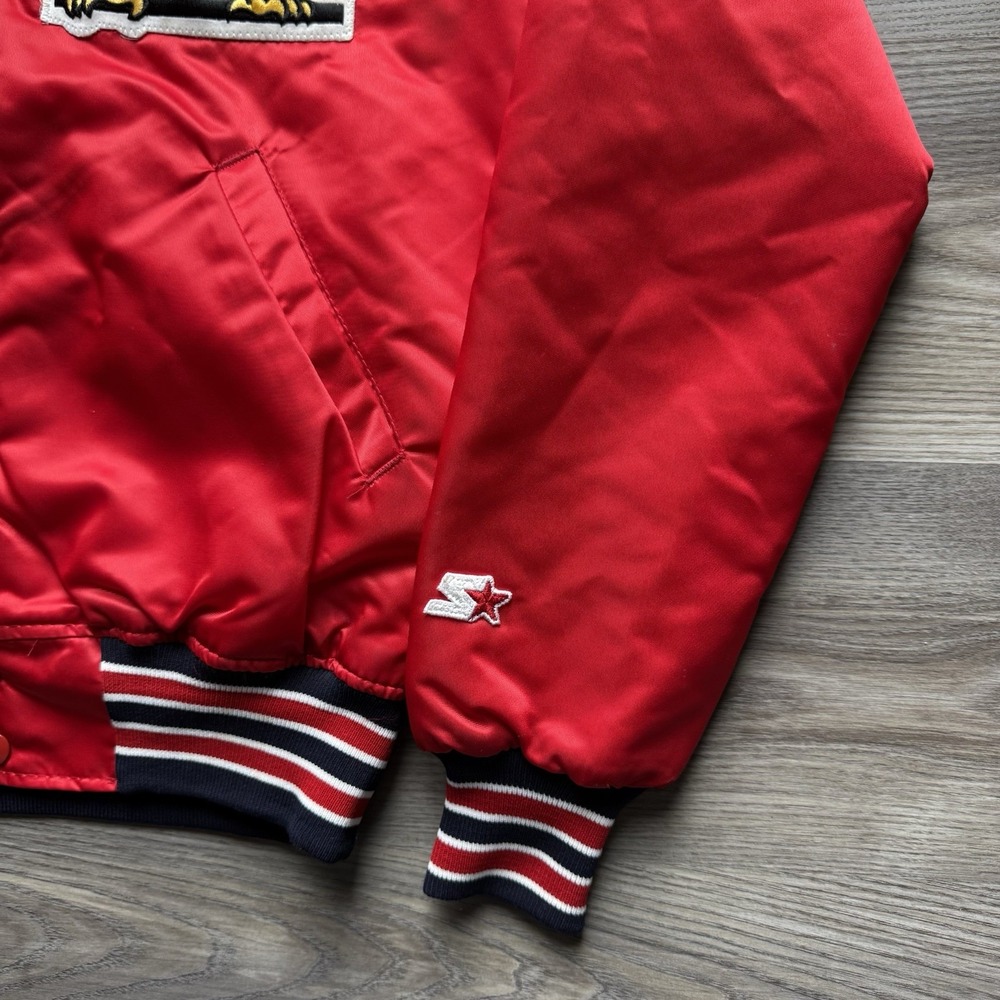 Vintage St. Louis Cardinals Satin Starter Jacket MLB Size Small USA - Picture 3 of 10